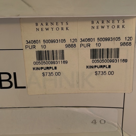 Manolo Blahnik purple snakeskin heels - Picture 8 of 9